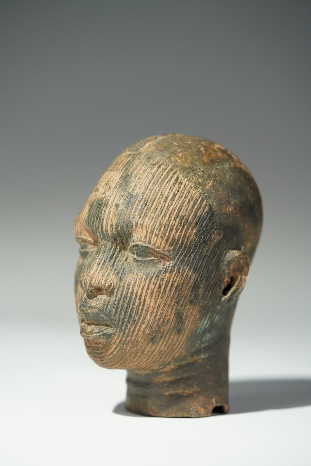 A Bronze head