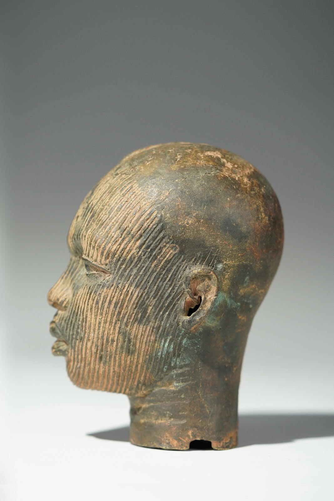 A Bronze head