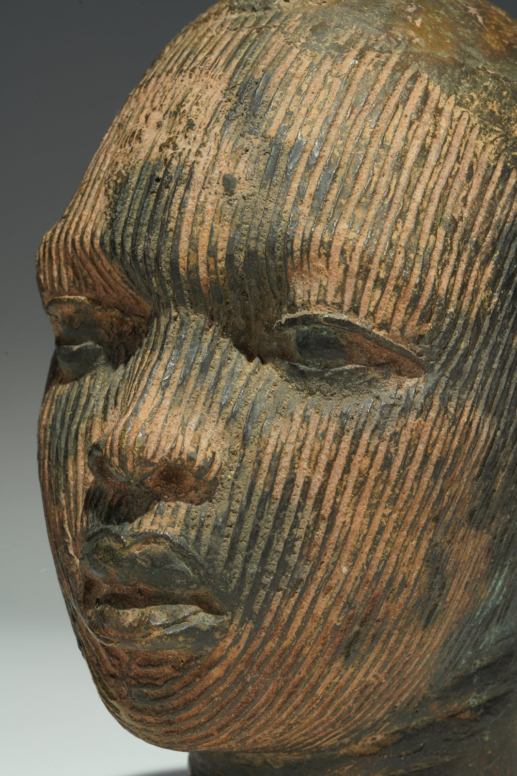 A Bronze head
