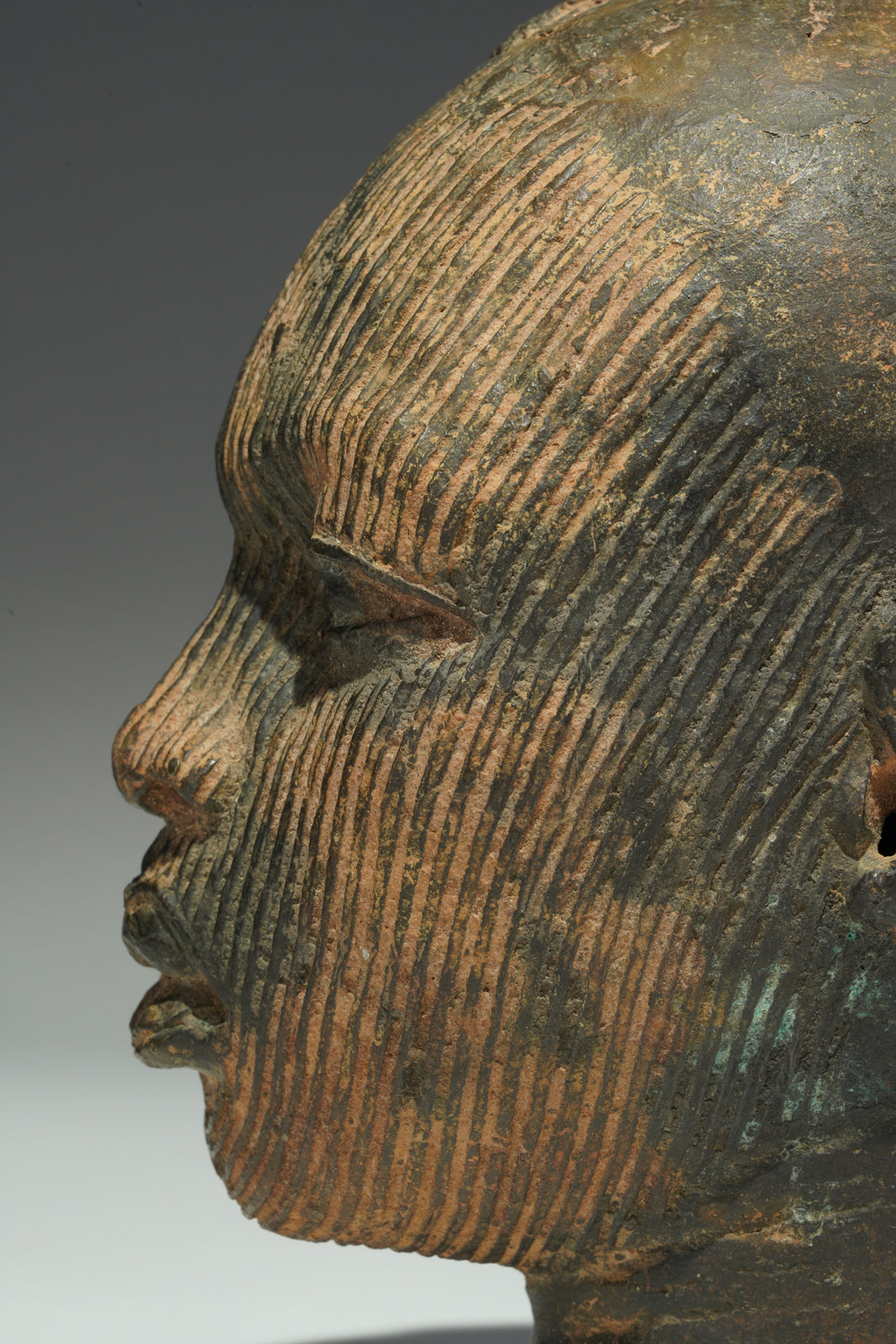 A Bronze head
