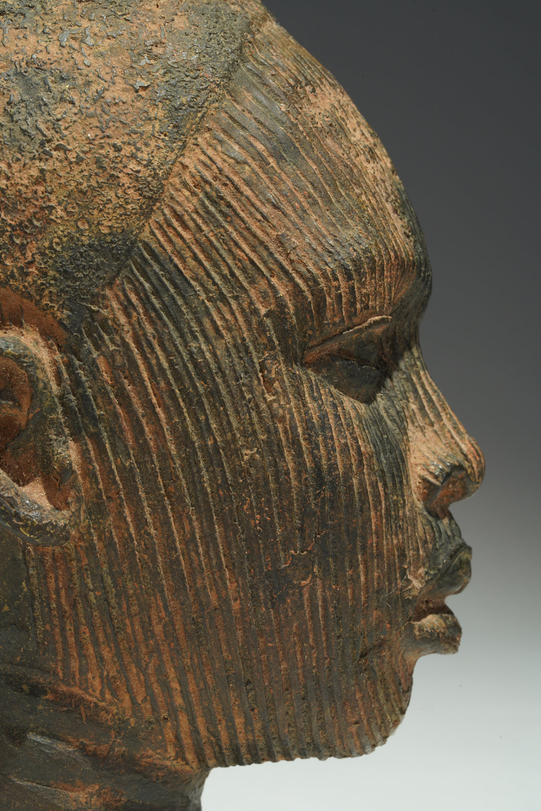 A Bronze head