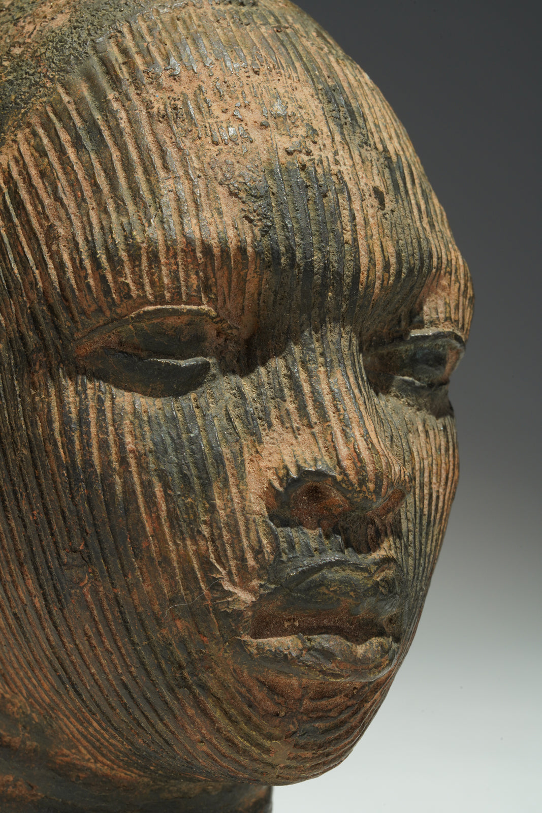 A Bronze head
