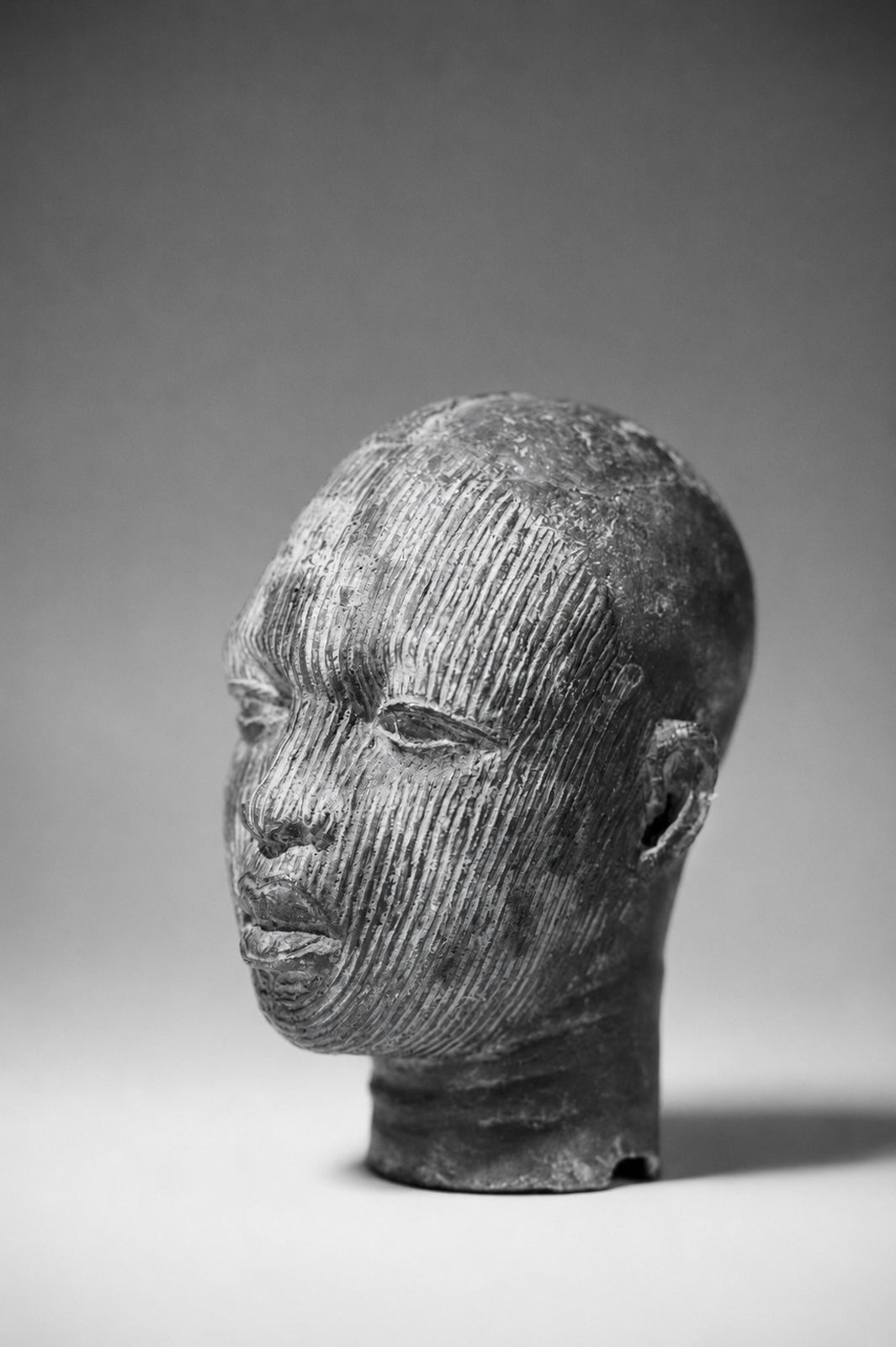 A Bronze head