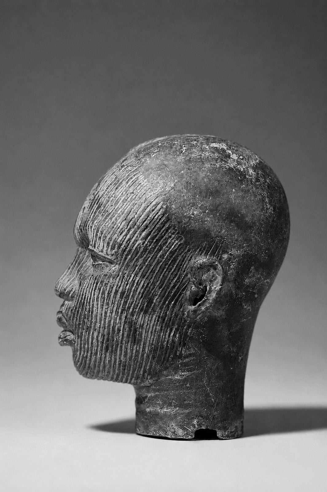 A Bronze head