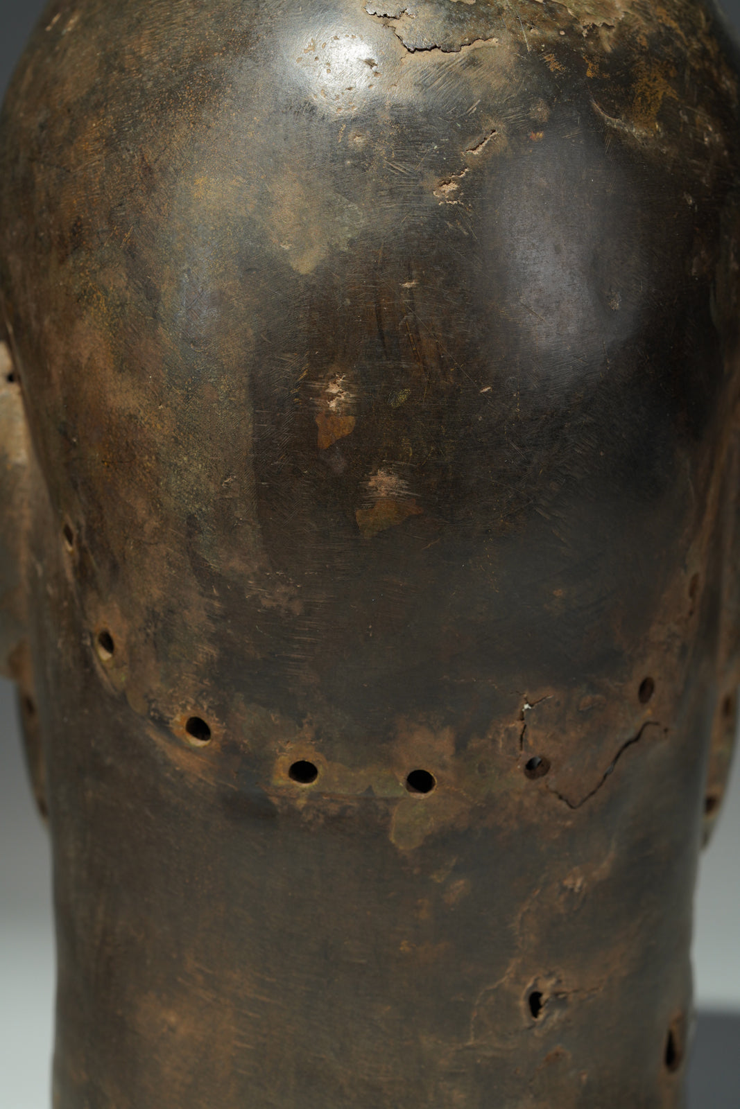 A Bronze head Oba