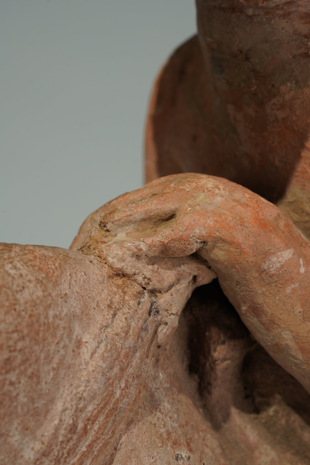 A terracotta horseman
