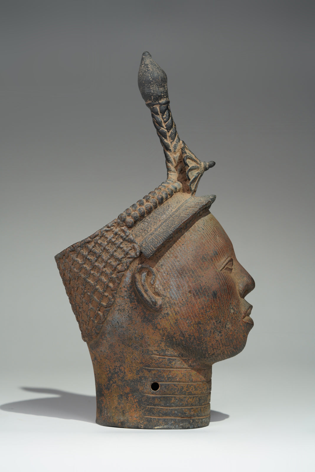 This imposing crowned head