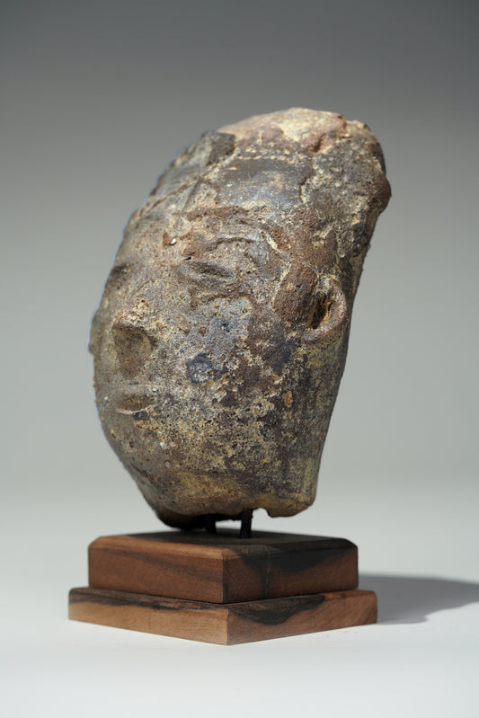 This Akan terracotta memorial head
