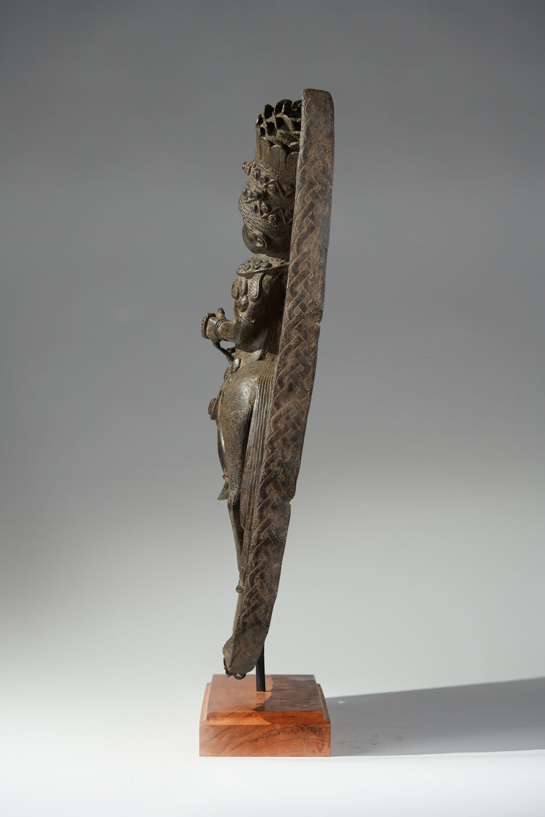 An elaborately adorned horseman