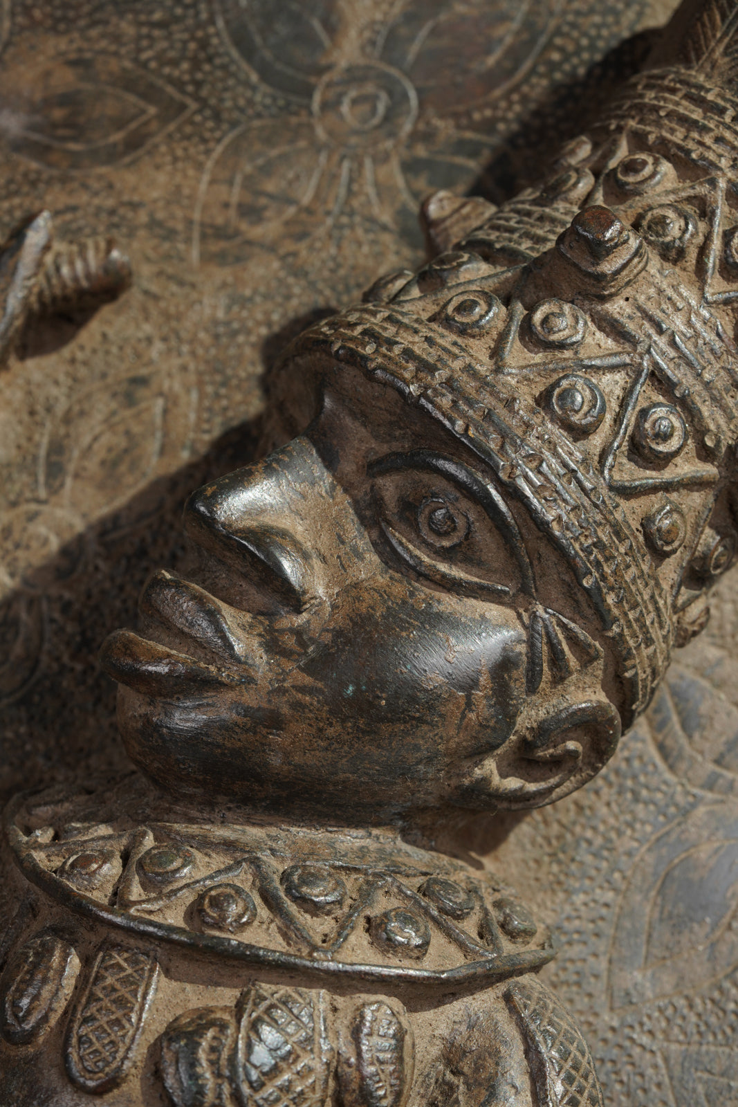 An elaborately adorned horseman