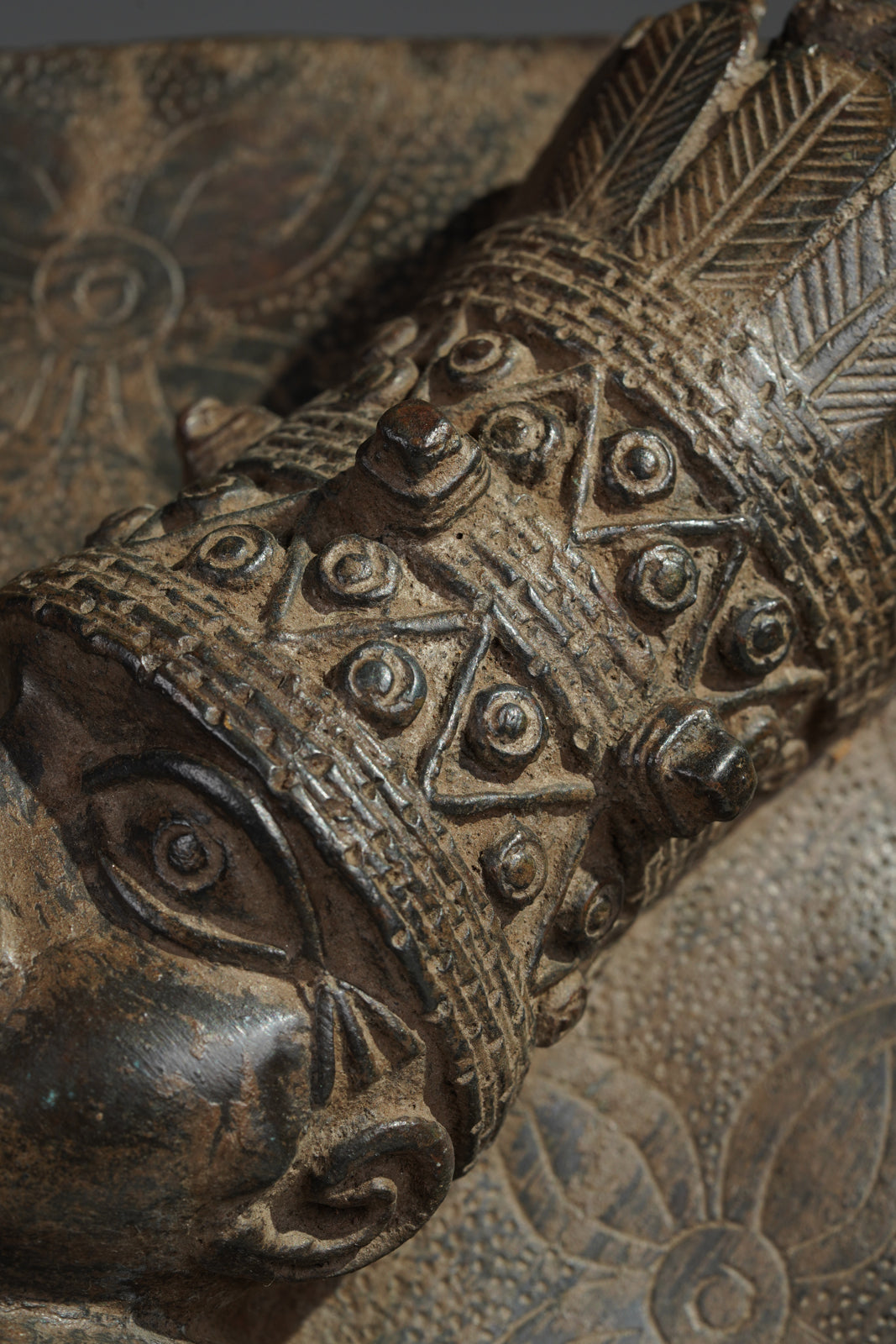 An elaborately adorned horseman