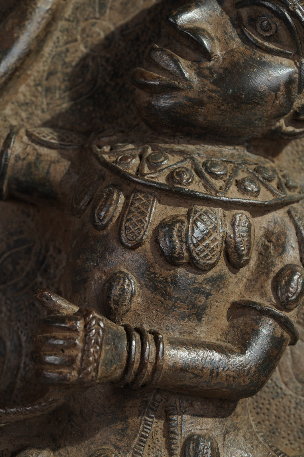 An elaborately adorned horseman