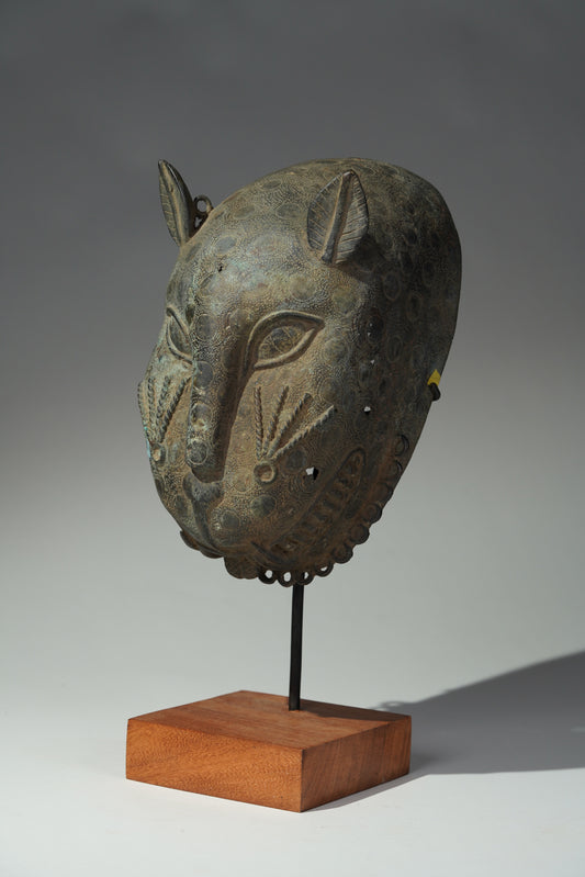 A rare Benin- or Ife-leopard mask