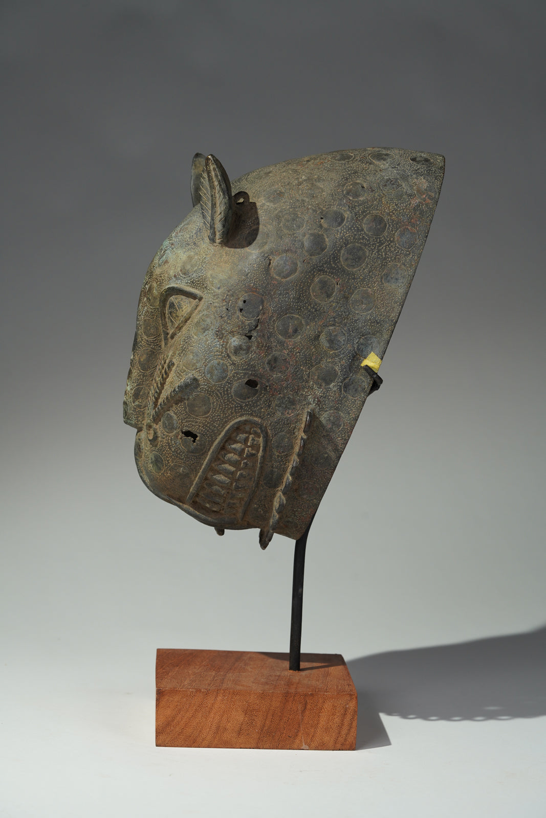 A rare Benin- or Ife-leopard mask
