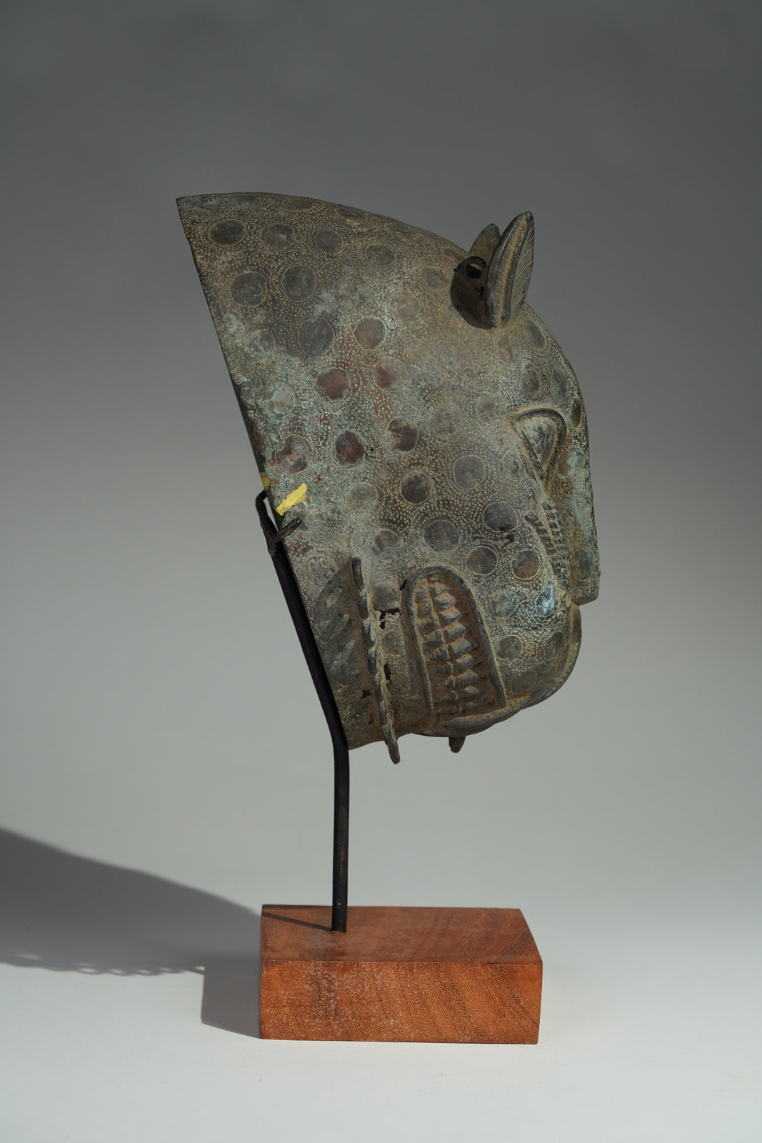 A rare Benin- or Ife-leopard mask