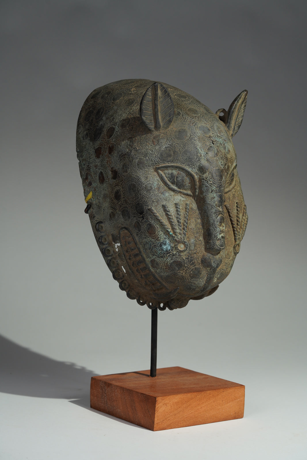A rare Benin- or Ife-leopard mask