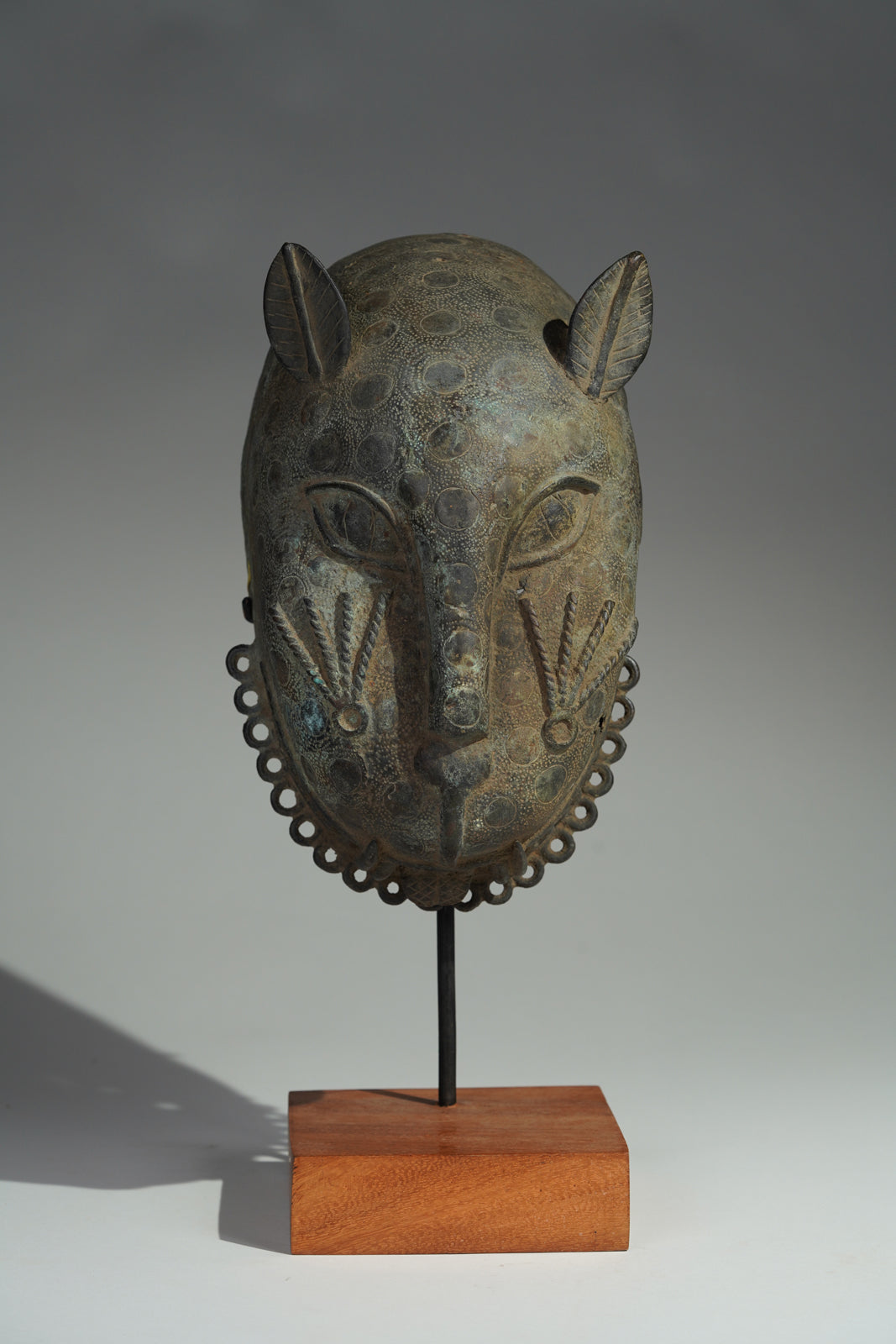 A rare Benin- or Ife-leopard mask