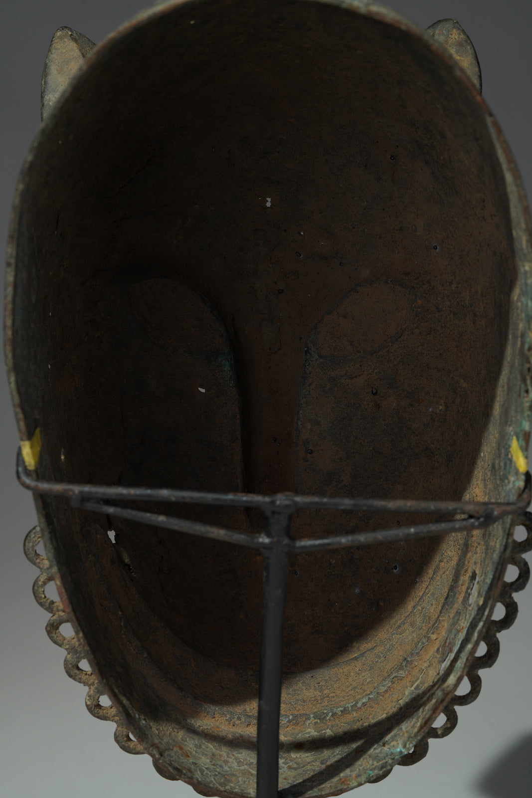 A rare Benin- or Ife-leopard mask