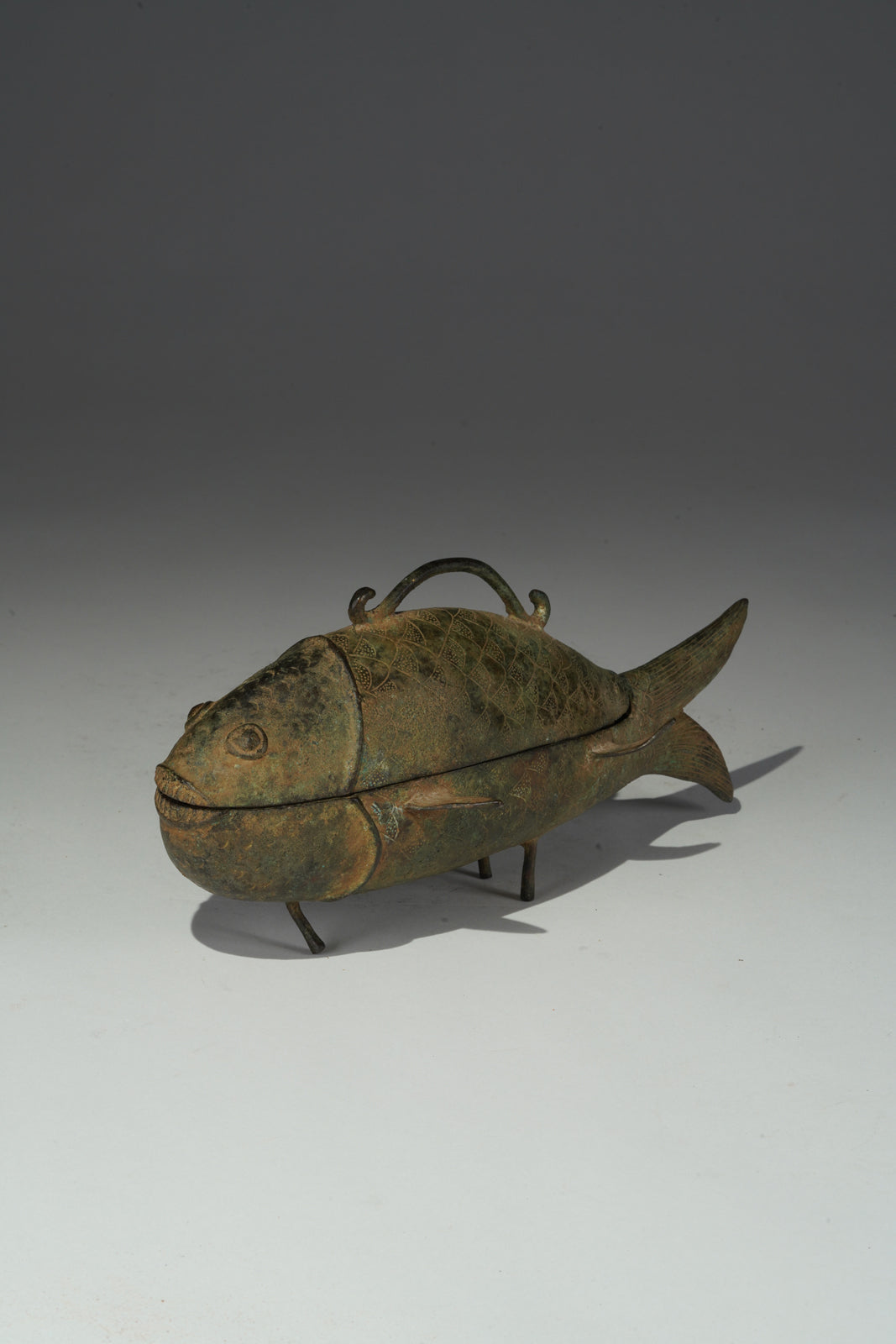 Fish-Shaped Lidded Box