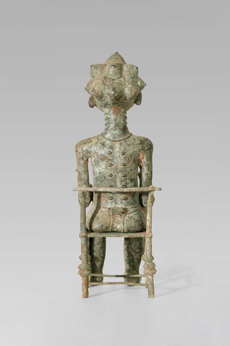 A Baule Bronze couple