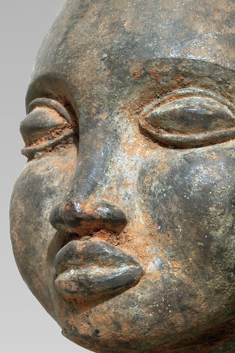 A Baule Bronze couple