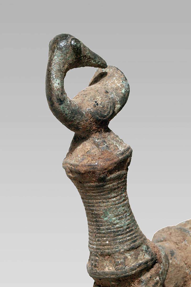 A Baule Bronze couple