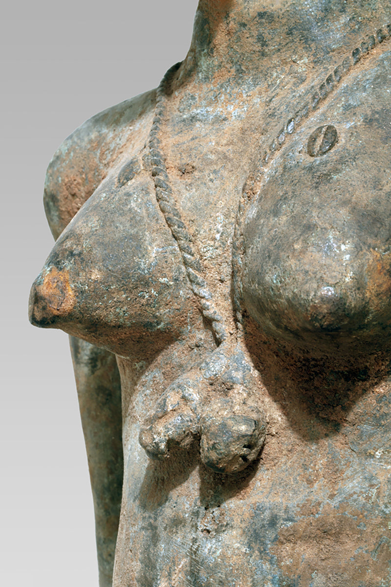 A Baule Bronze couple
