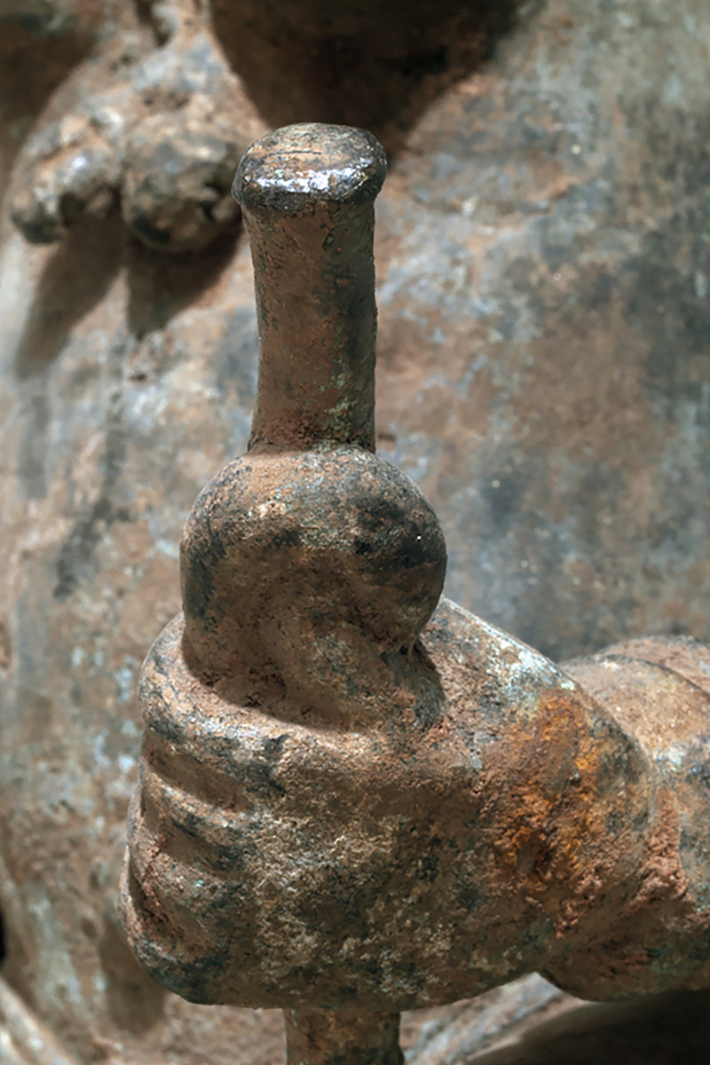 A Baule Bronze couple