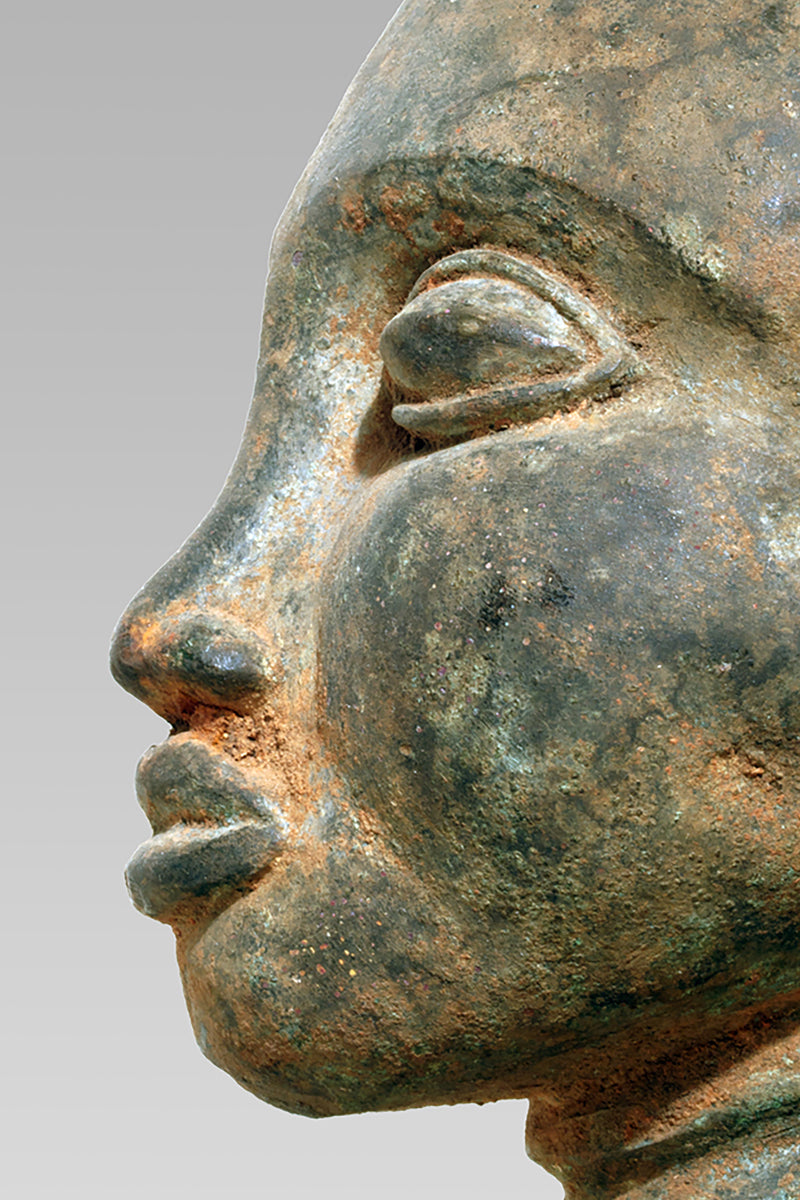 A Baule Bronze couple
