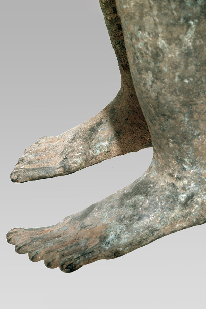 A Baule Bronze couple