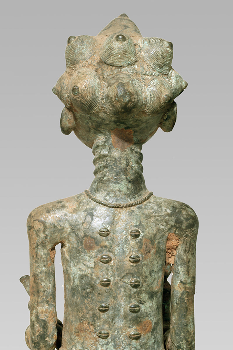 A Baule Bronze couple