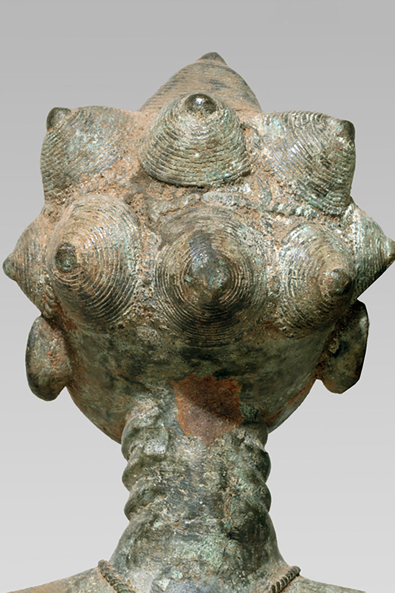 A Baule Bronze couple
