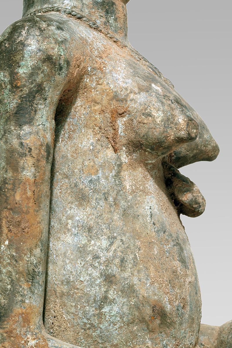 A Baule Bronze couple