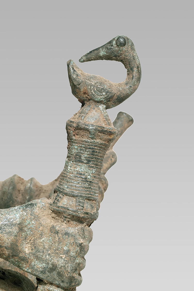 A Baule Bronze couple