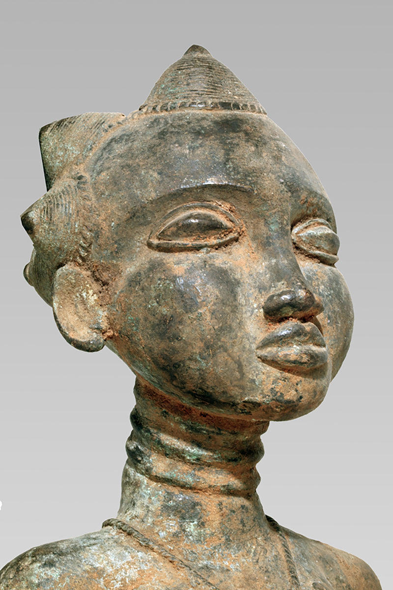 A Baule Bronze couple