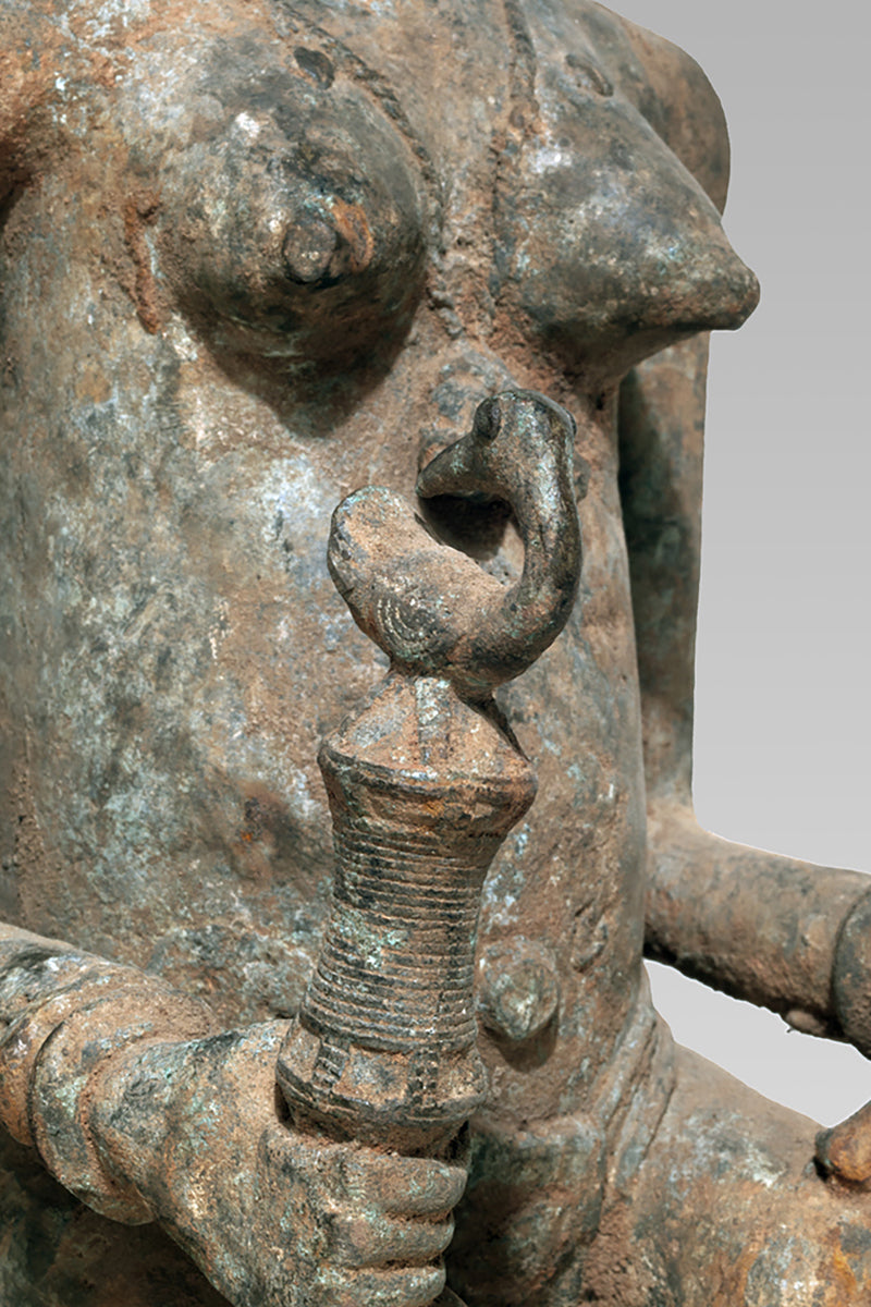 A Baule Bronze couple