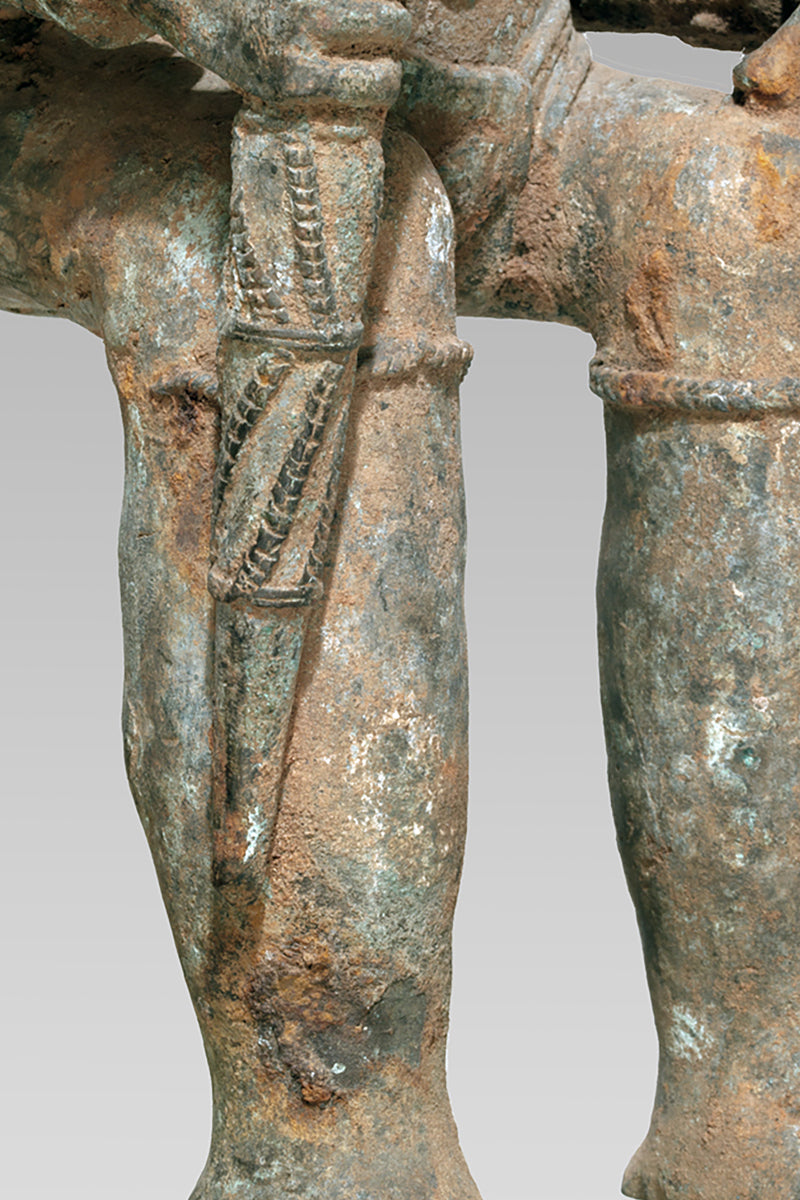 A Baule Bronze couple