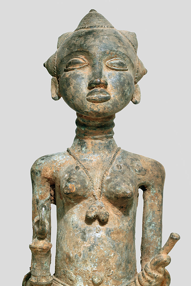 A Baule Bronze couple