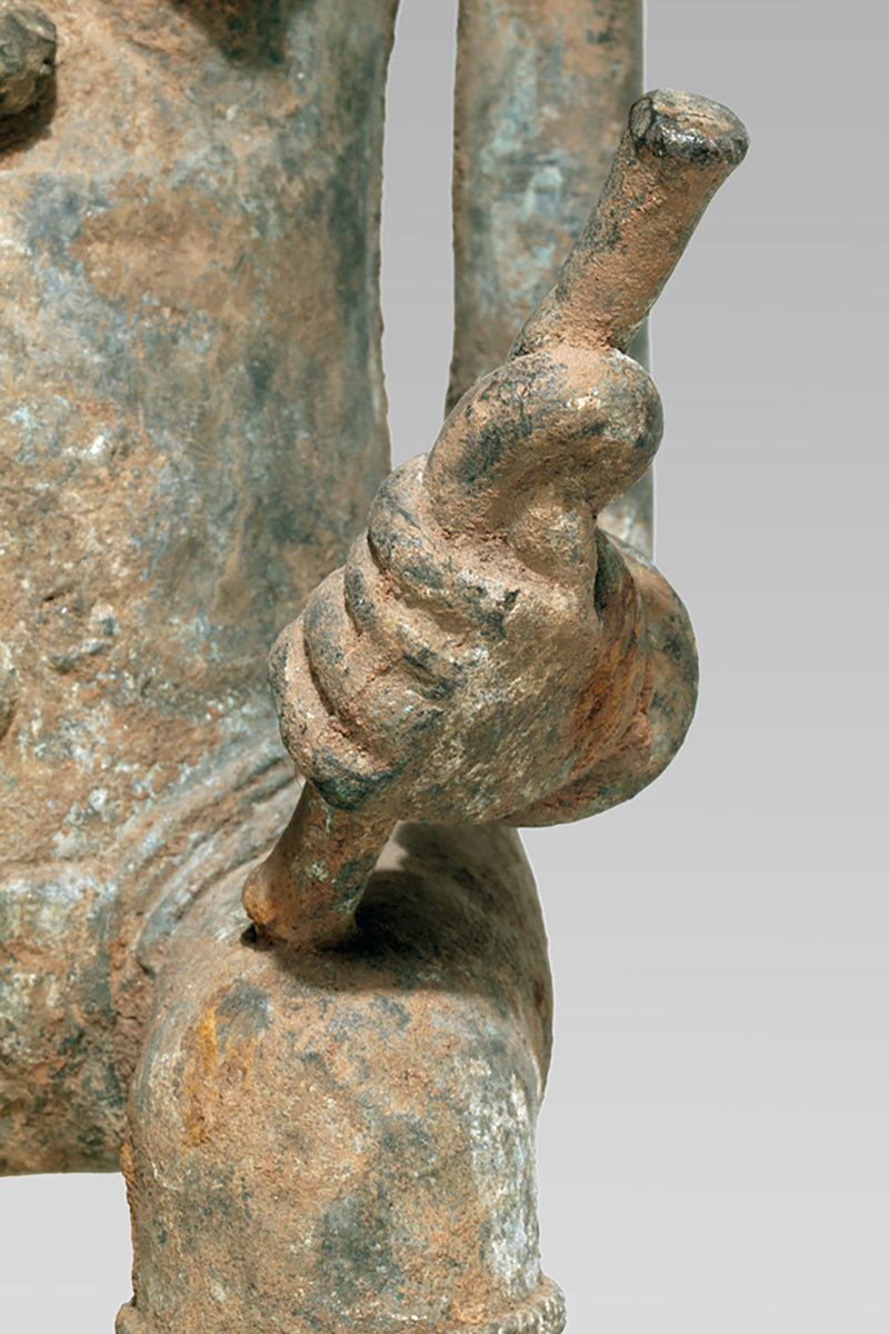 A Baule Bronze couple