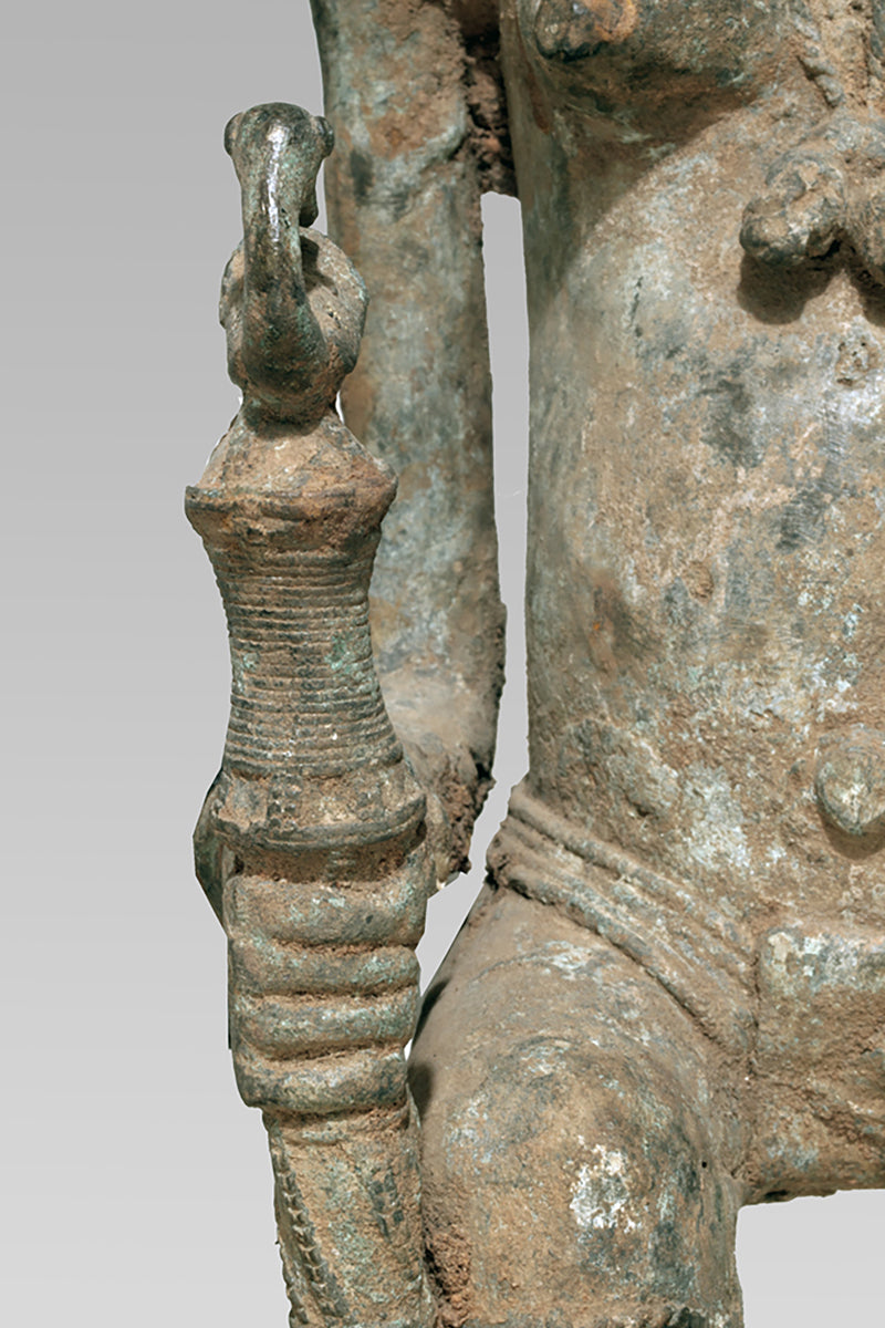 A Baule Bronze couple