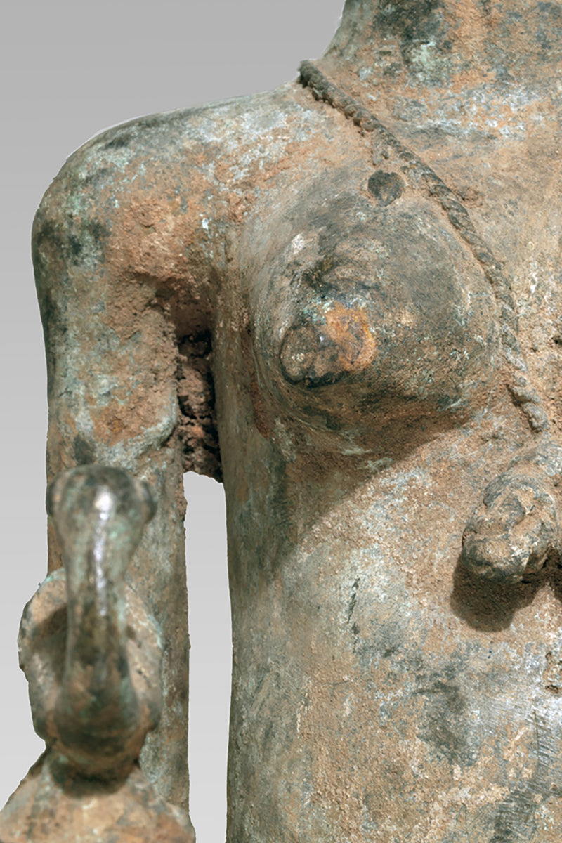 A Baule Bronze couple