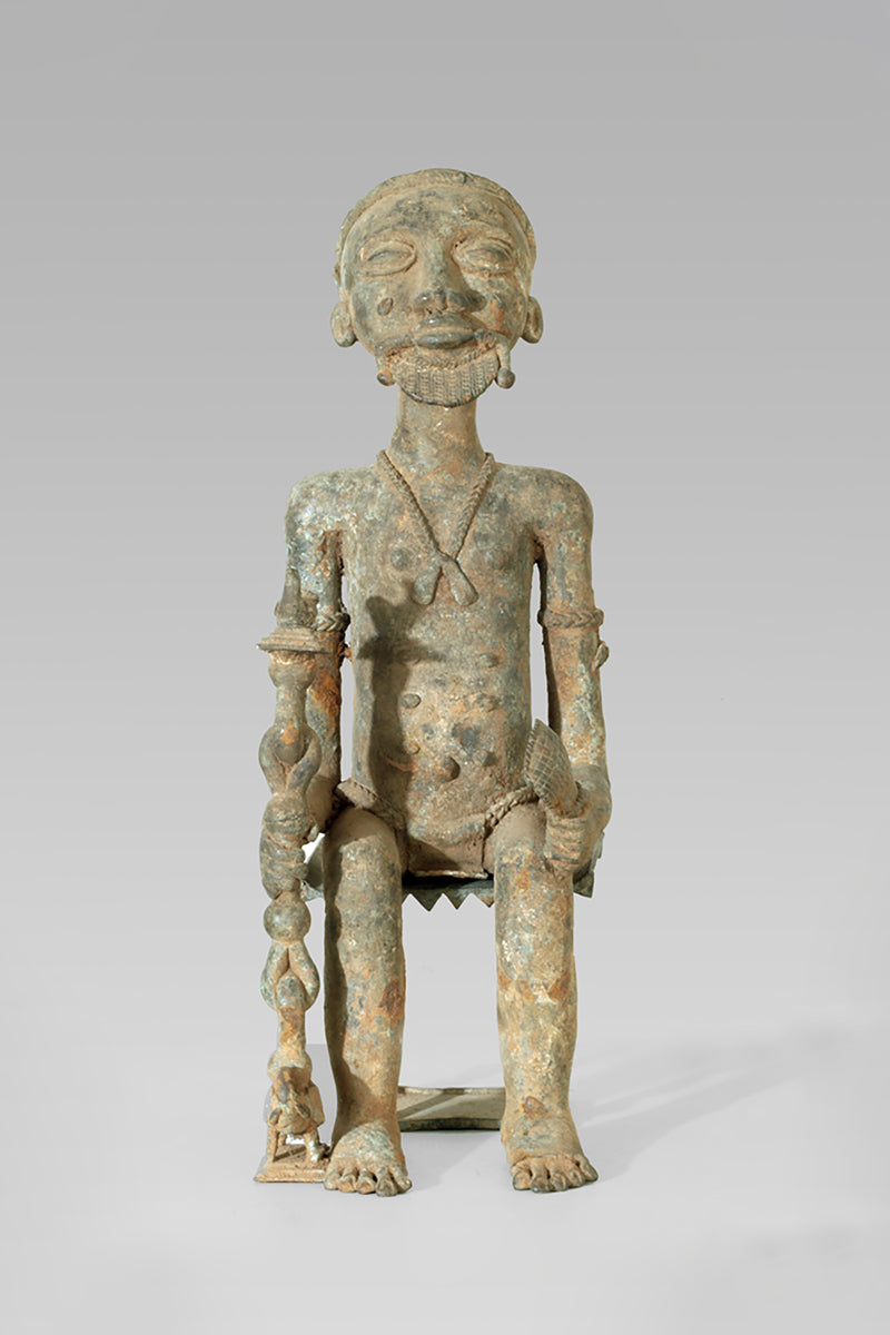 A Baule Bronze couple