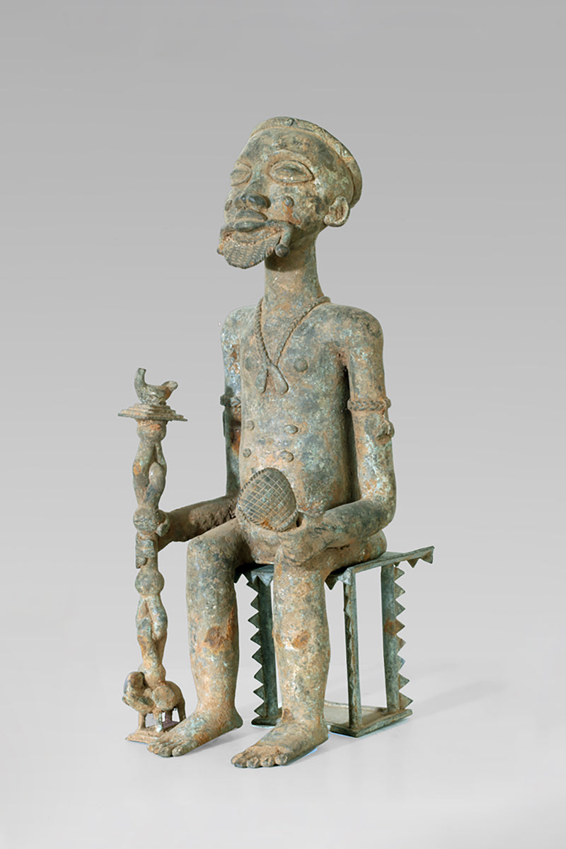 A Baule Bronze couple
