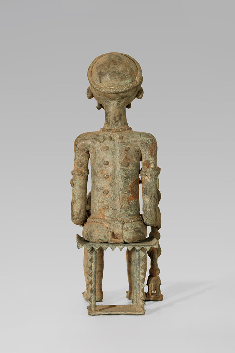 A Baule Bronze couple