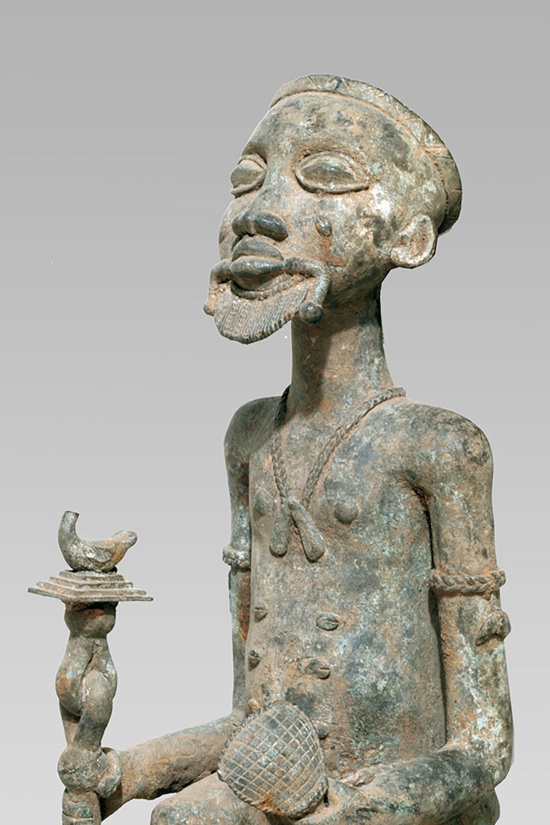 A Baule Bronze couple