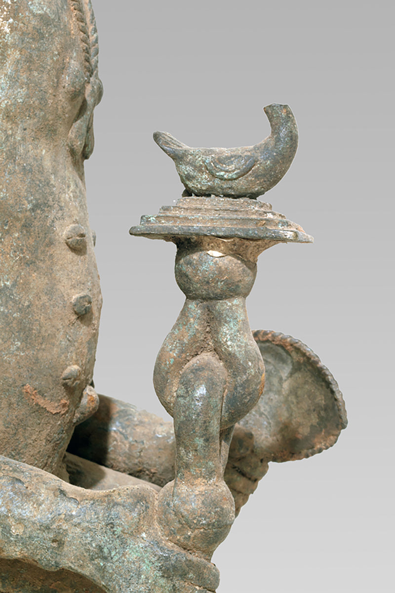 A Baule Bronze couple