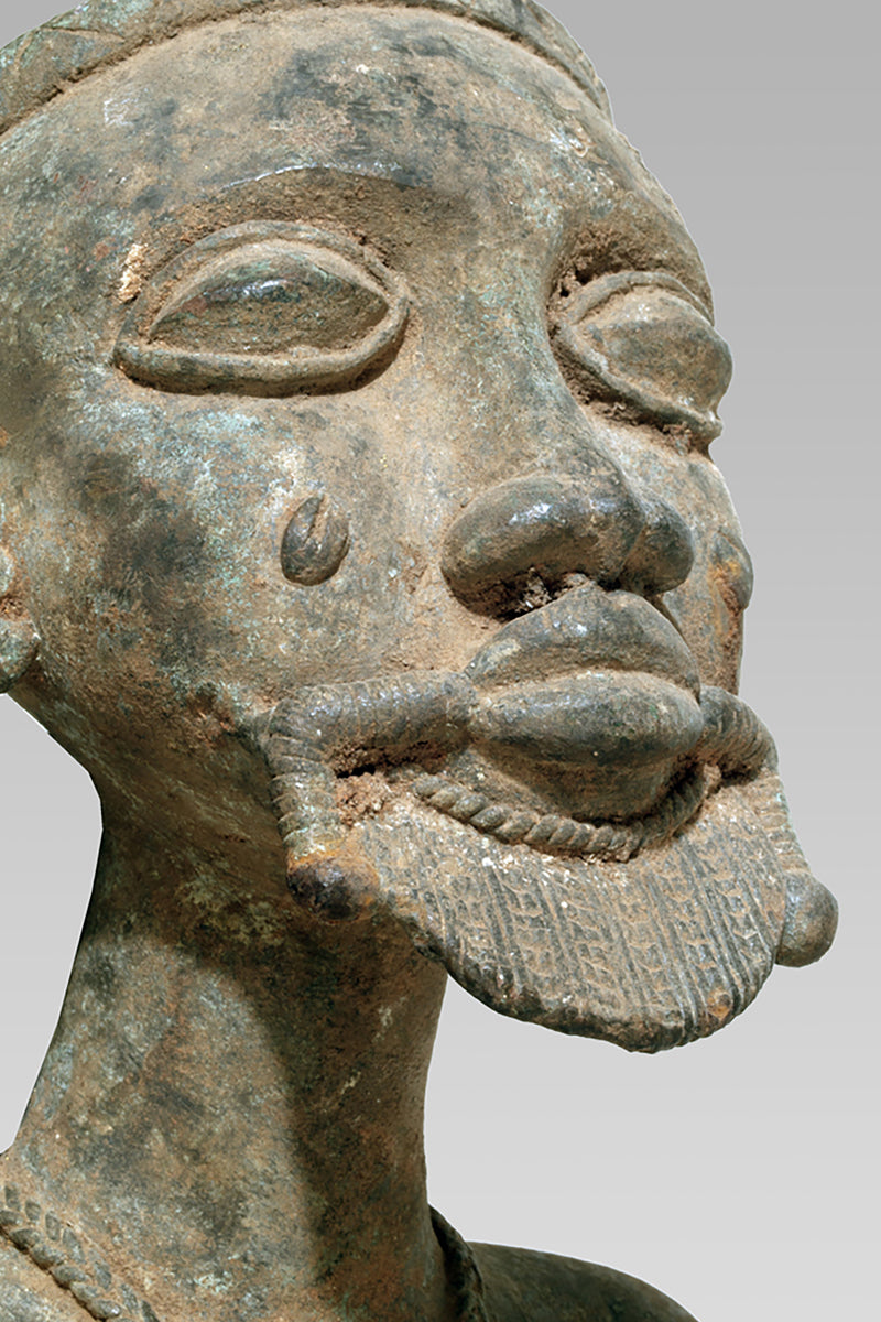 A Baule Bronze couple
