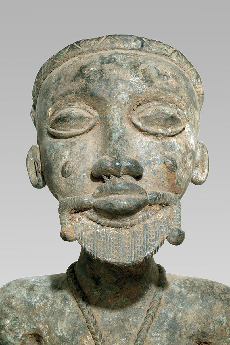 A Baule Bronze couple