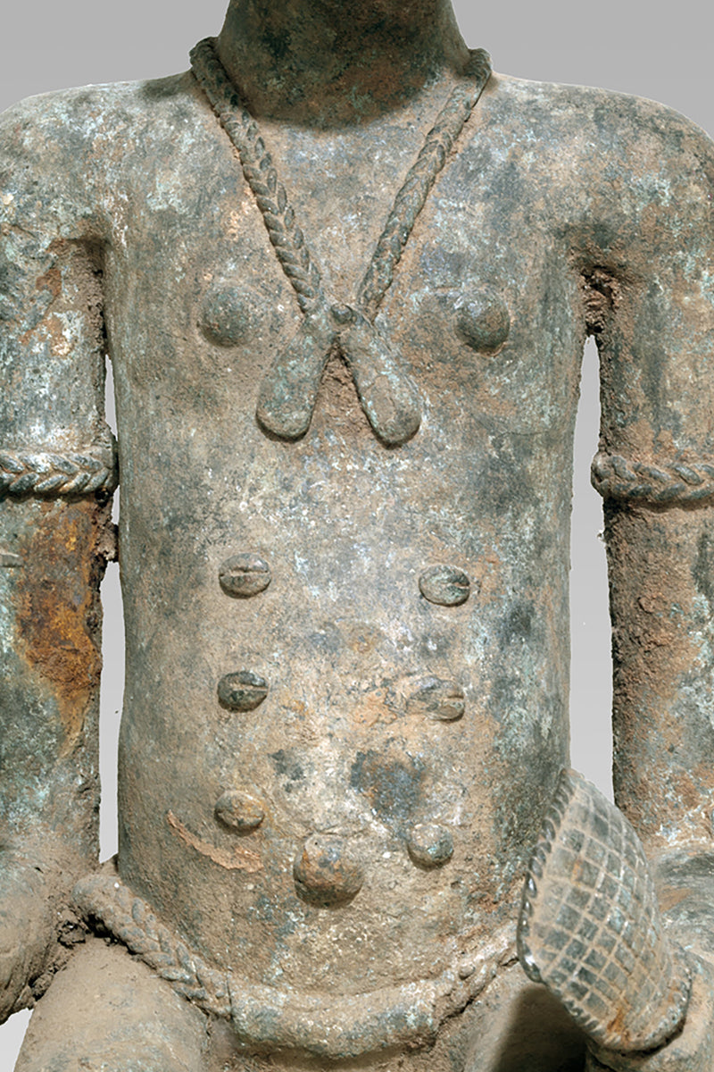 A Baule Bronze couple