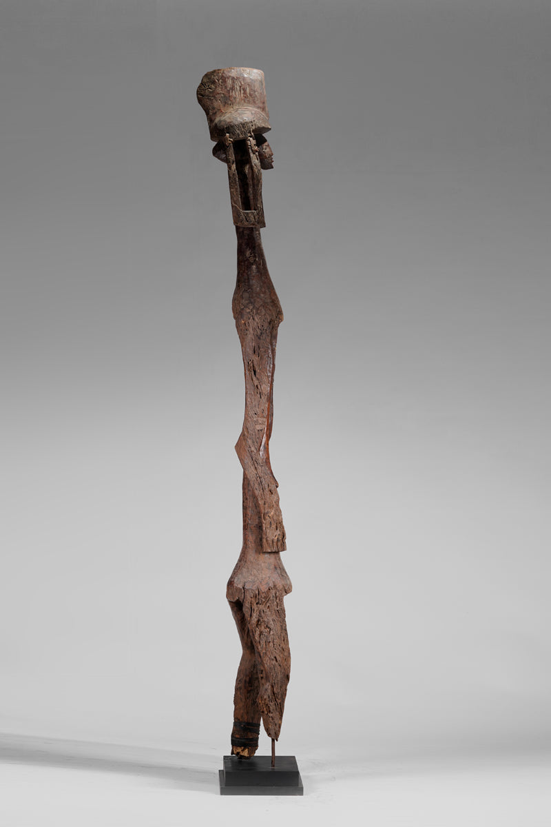 A very tall Mumuye sculpture